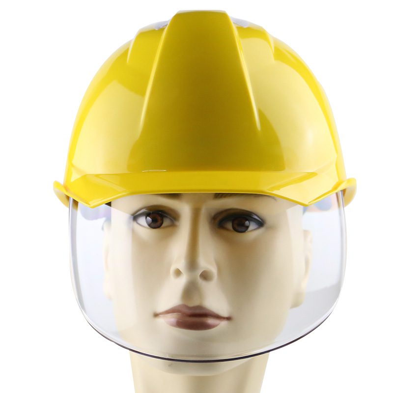 漢盾 HD-HT90 內置防護面罩款單筋加強帶透氣孔ABS安全帽（PC面罩+內置EPS緩沖層）
