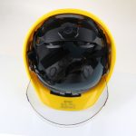 漢盾 HD-HT90 內置防護面罩款單筋加強帶透氣孔ABS安全帽（PC面罩+內置EPS緩沖層）